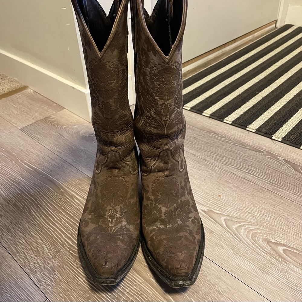 Old Gringo Floral Patterned Heeled Boots - Picture 9 of 12
